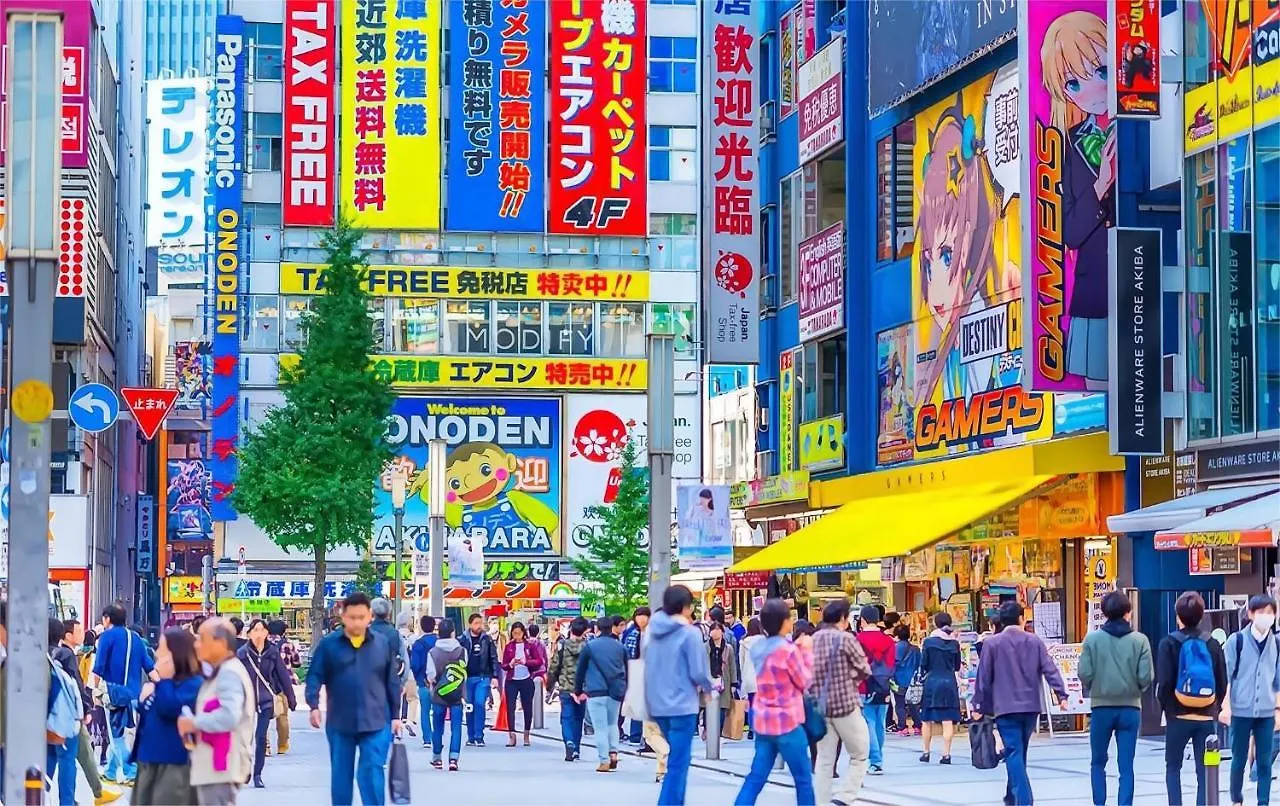 东京上野超级中心 设计师房间yaoa 上野公园3分钟 车站1分钟 超级繁华 免费wifi 戴森吹风 Hotel Tokyo 4*,